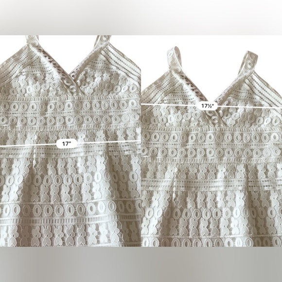 DVF TIANA SLEEVELESS LACE FLOUNCE DRESS Diana Von Furstenberg - Picture 16 of 16